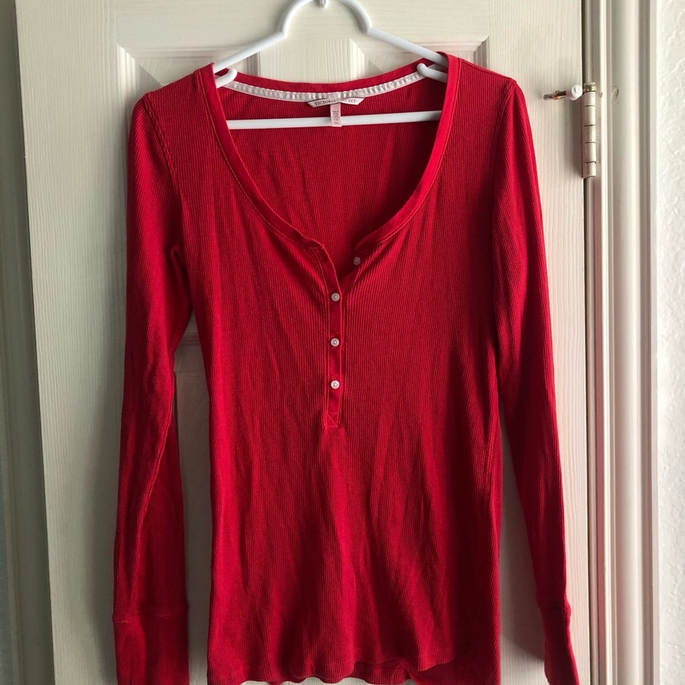 victoria’s secret soft pj top